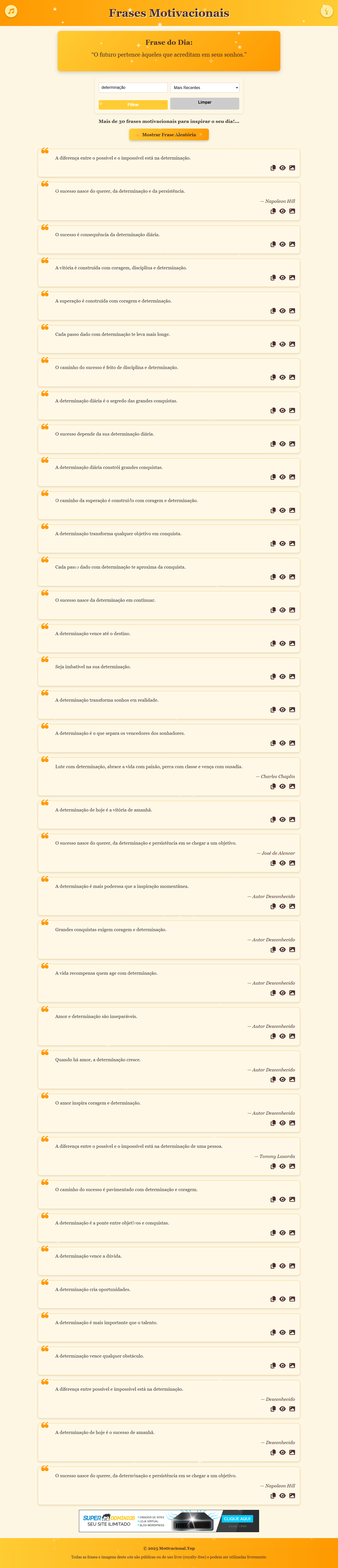 Frases Motivacionais